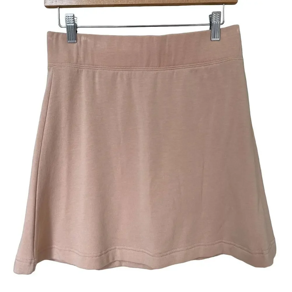 Free People Beach Alexis Elastic Waist Pink Circle Mini Skirt Soft Size Small - Picture 2 of 10
